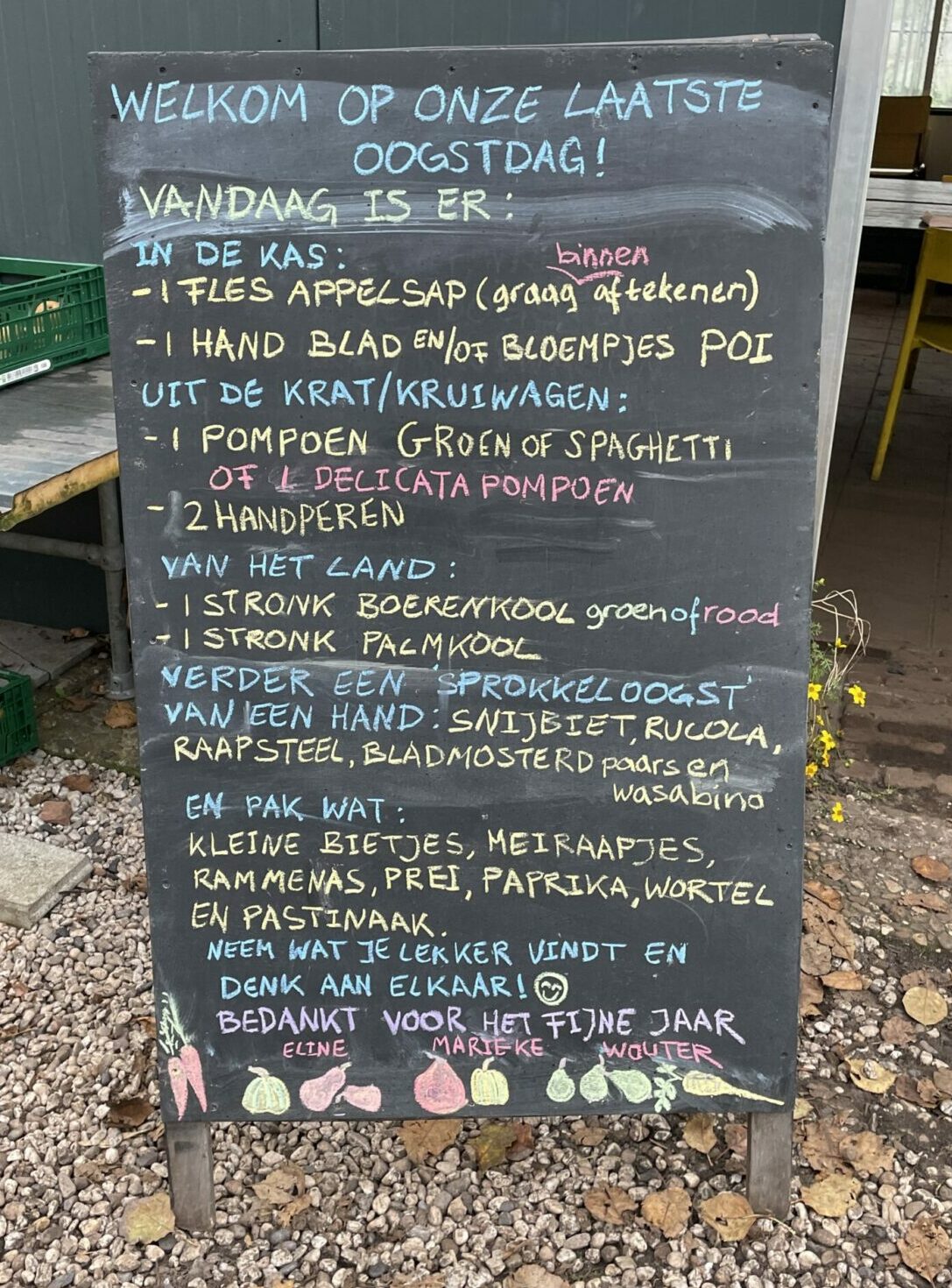 oogstbord